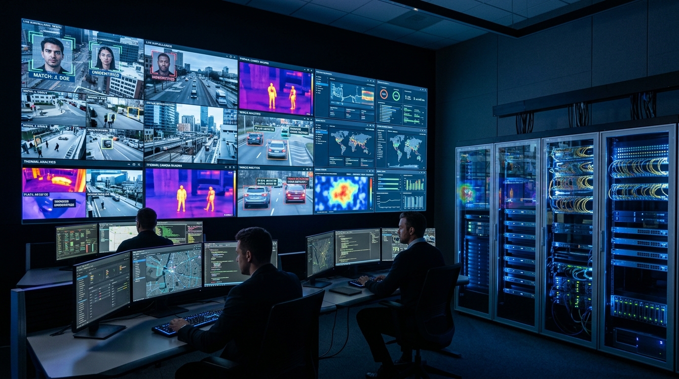 InfoGate VSS Security Operations Center Hikvision Video Wall